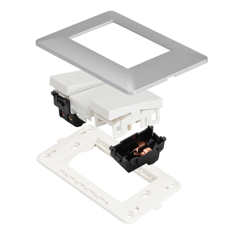 High quality house electrical wall sockets and switches door bell switch socket