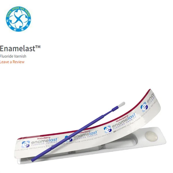 Dental 5% Sodium Fluoride Varnish  xylitol-sweetened Enamelast fluoride varnish  50 pcs/box Fluoride Varnish
