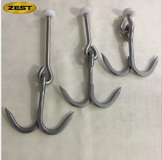 China manufacturer stainless steel hanging meat hook for freezer cargo truck