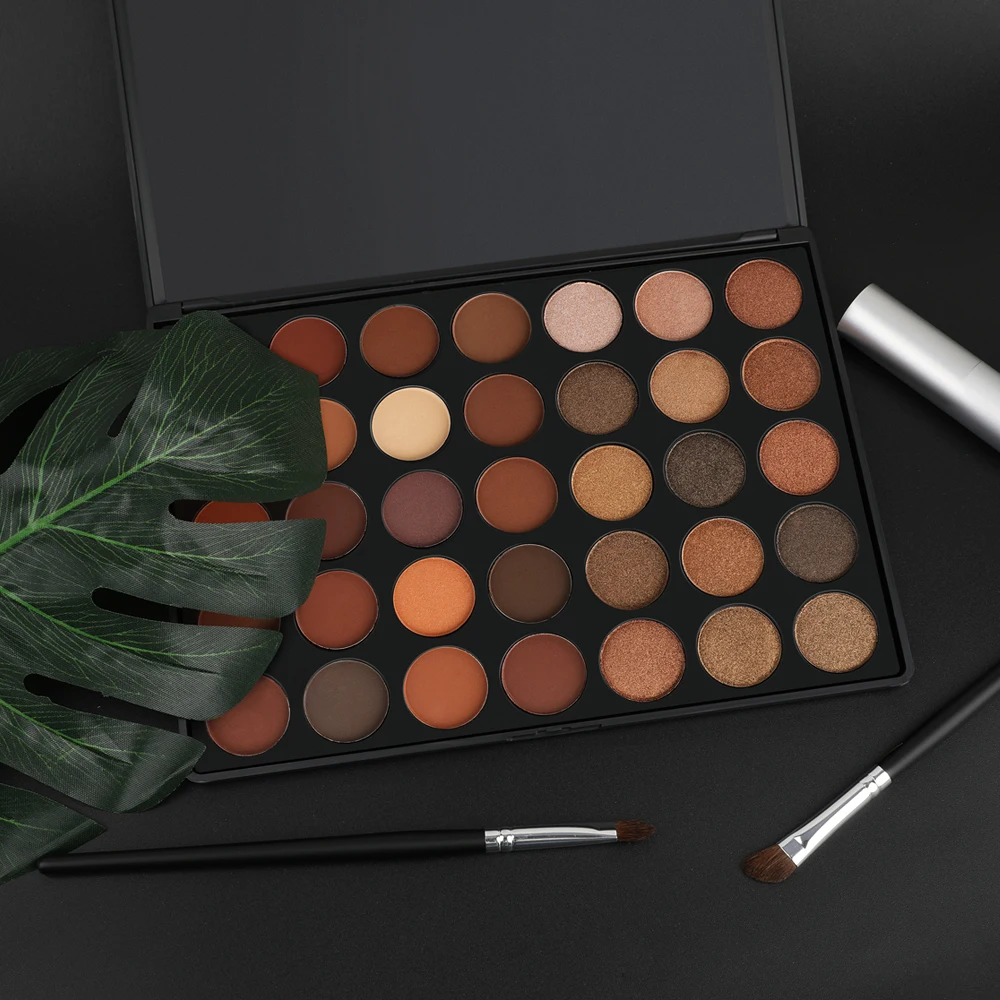 35 color  makeup palette eye shadow private label custom eyeshadow palette