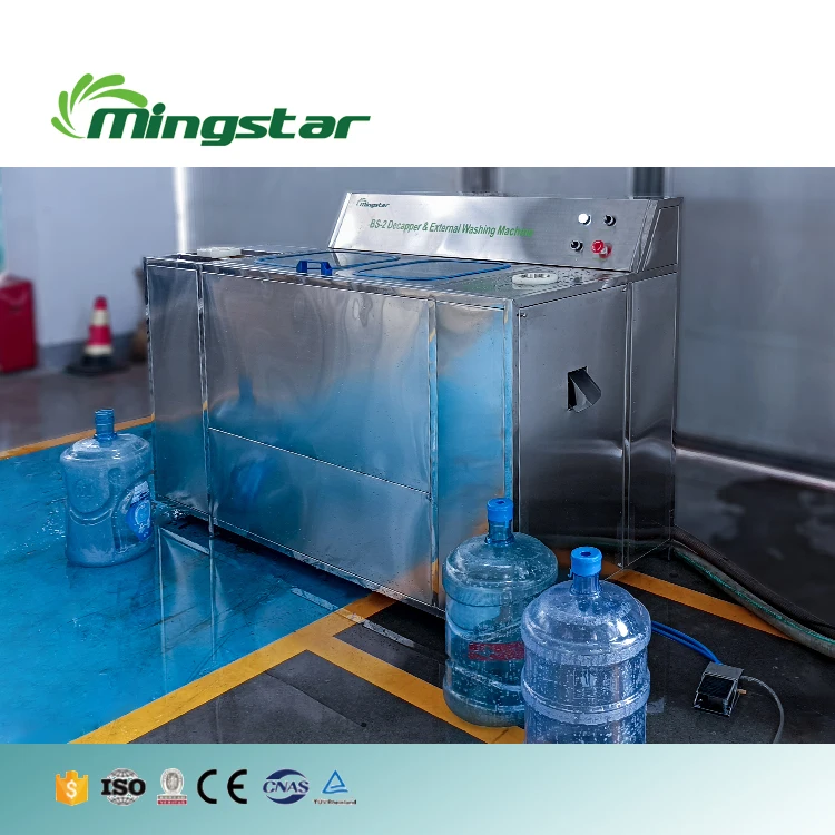 semi automatic 5 gallon bottle barrel washing machine brush washing machine