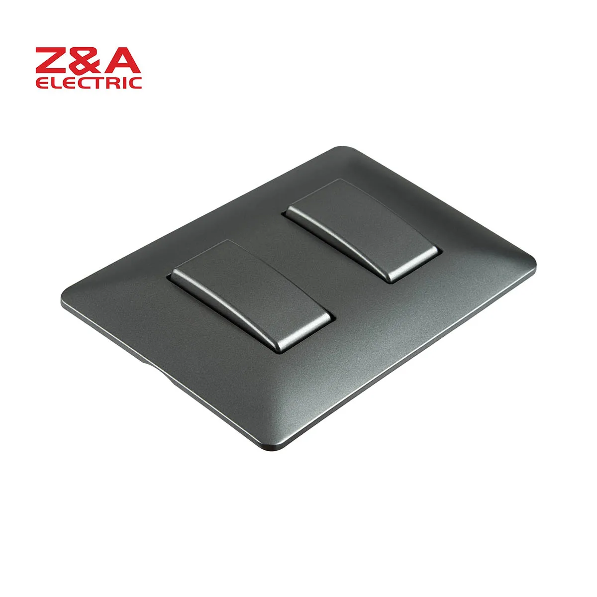 BM1201.3W.FMGRY BM Series Full Matte Gray Z&A ZA Home Electric Light  Wall Switch USA Wall  Socket and Switch