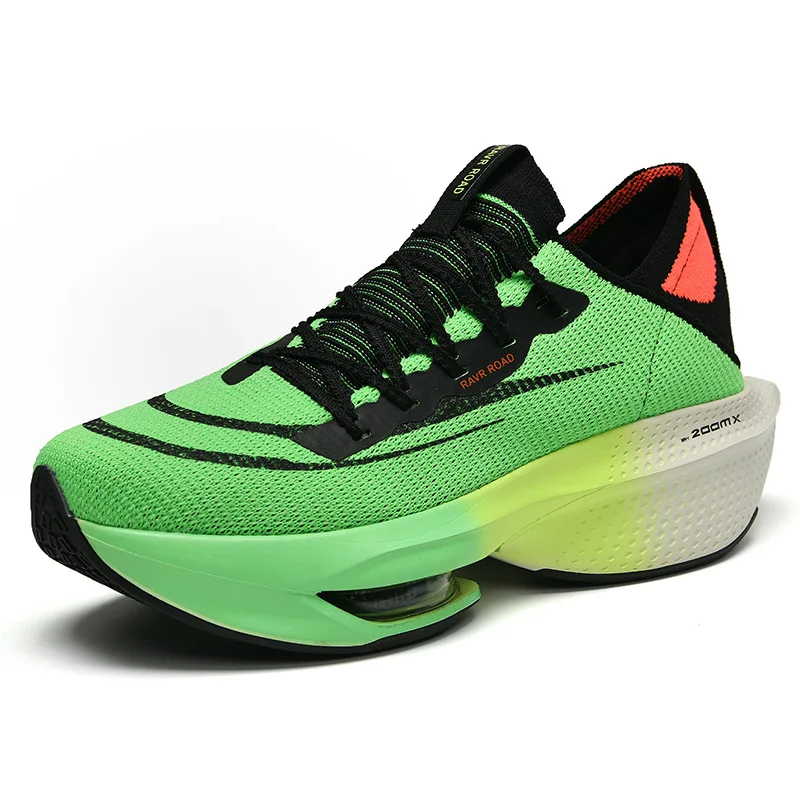 New Innovations Ultra-light Powerful Rebound Running Shoes Air Cushion Heightening Sports Shoes