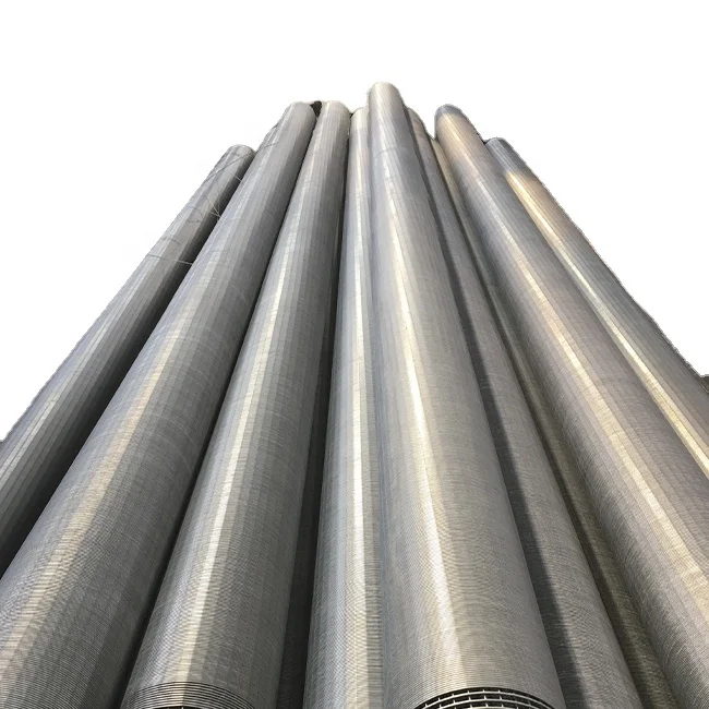 50 100 micron 304 316L stainless steel wedge screen mesh johnson stainless steel screen