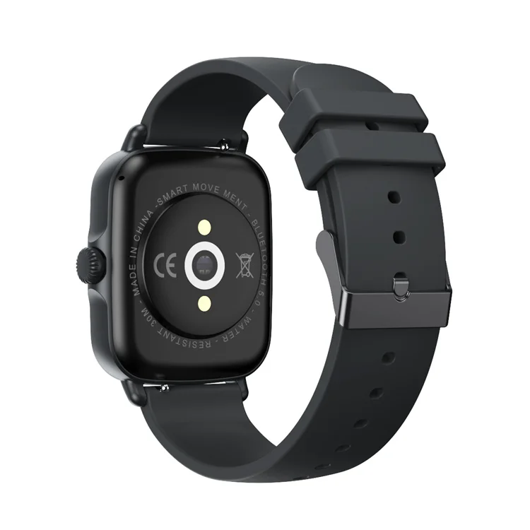 Competitive Price Android Ios 1.69 Inch Square Aw18 Smart Sports Watch Ip68 Waterproof Fitness Tracker Hr Bp Smartwatch