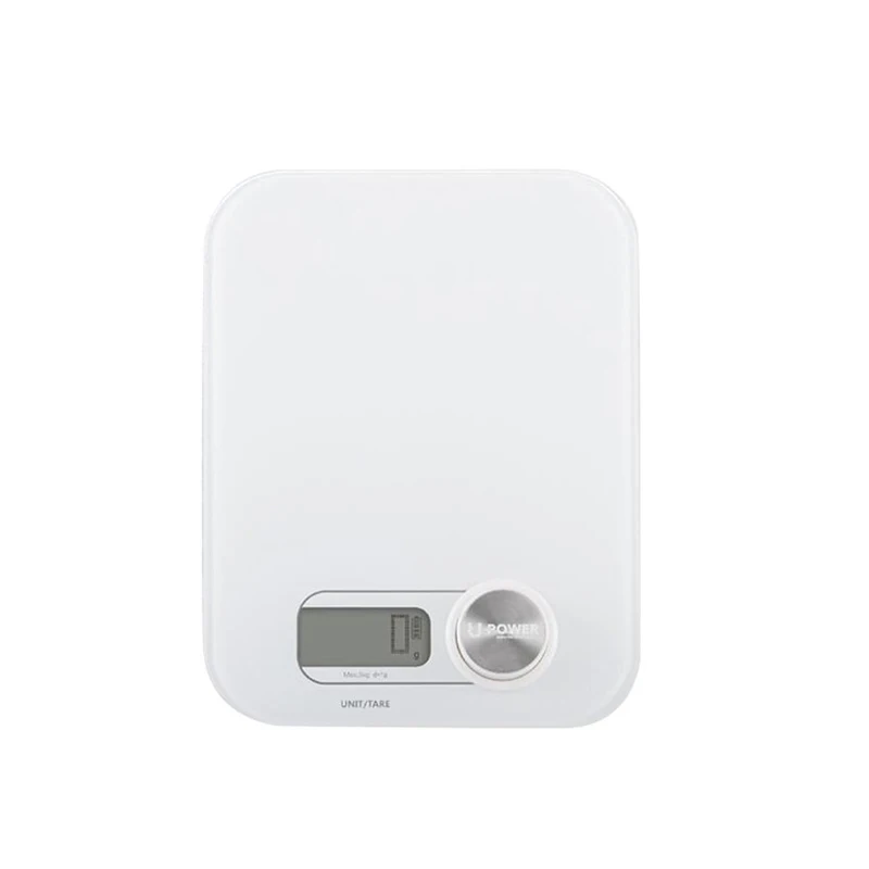 No Battery Digital Beef Kitchen Scale 5kg Capacity Tempered Glass Platform LCD Display CR2032 Lithium Battery G.LbOzml-OEM ODM