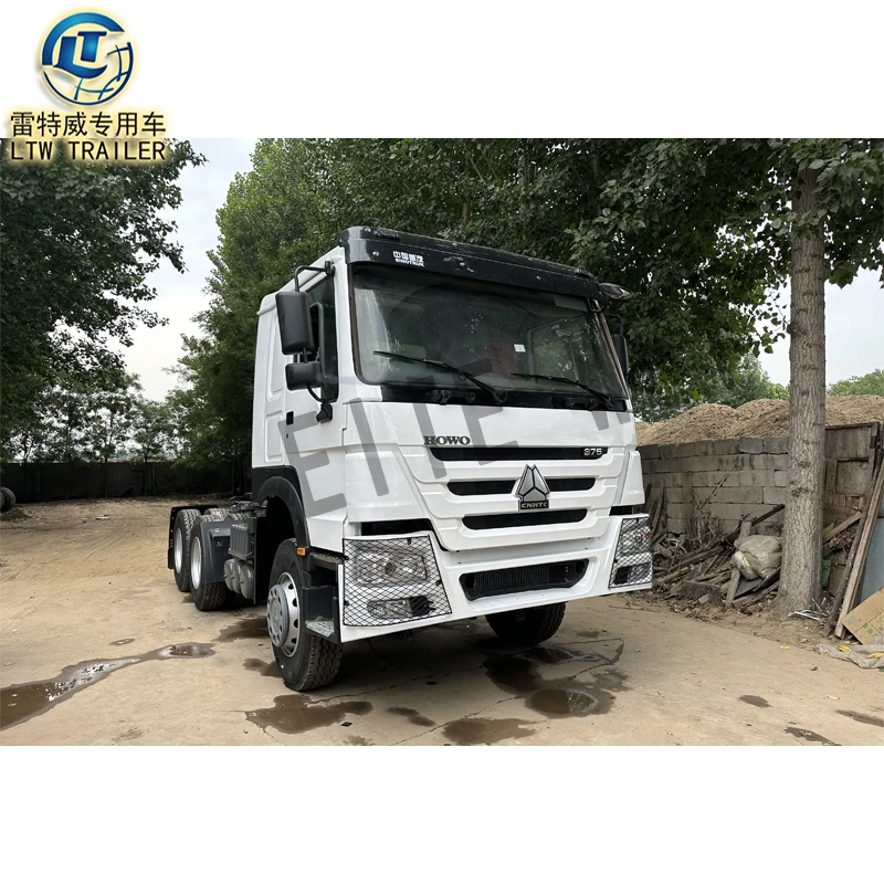 Hot sale 10 wheel sino howo used 6x4 truck head trailer 371hp 375hp 420hp Used Tractor Truck for sale