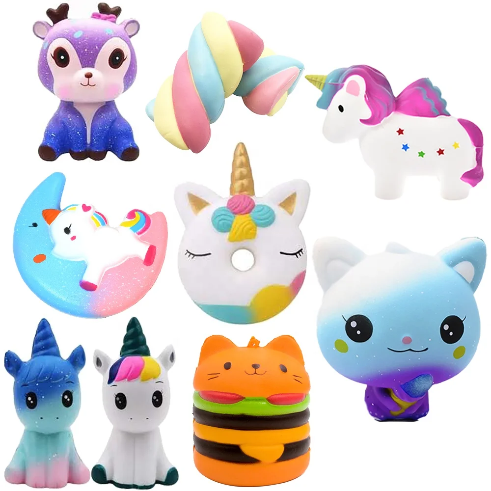 Недорогая китайская фабрика оптовая продажа Kawaii полиуретановая пена медленно отскакивающая игрушка
