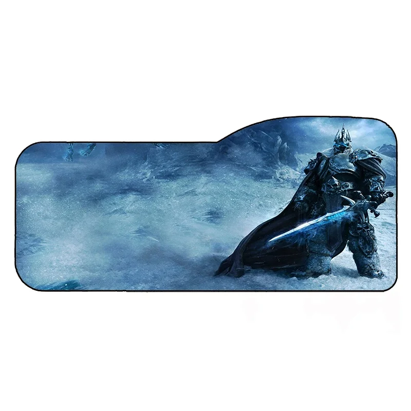 Big Gaming Custom World Warcraft Lock edge Table mats for Keyboard PC Computer Laptop mice pad