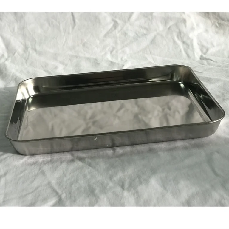 High quality stainless steel 304 food tray plate square serving tray with wire cooling shelf for hotel restaurant