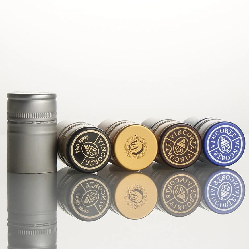 30x50 mm plastic insert glass ball pilfer evidence non-refillable vodka aluminum-plastic mescal tequila aluminum bottle caps