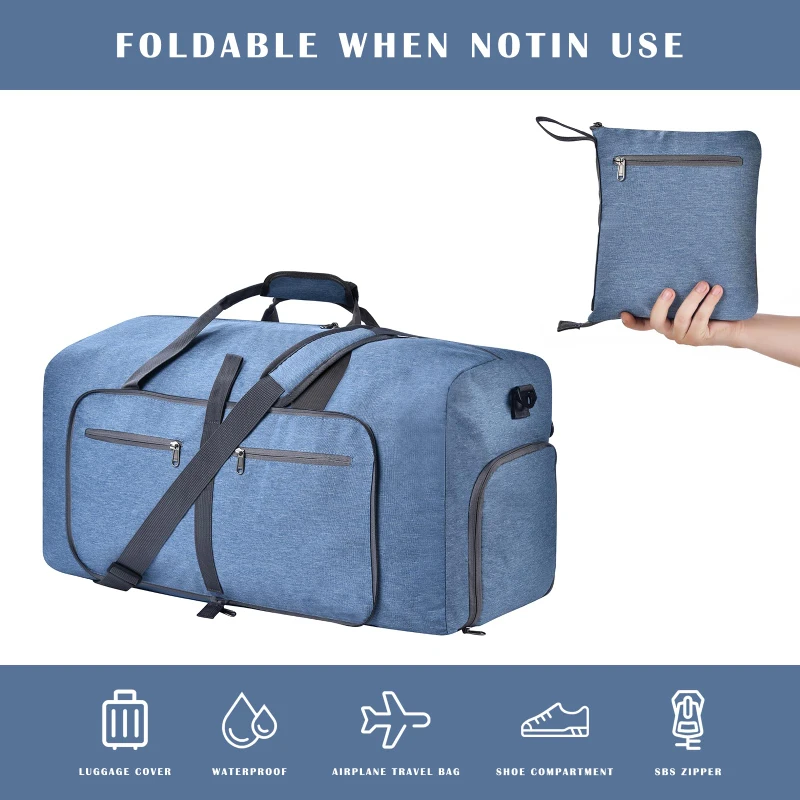 Outdoor Fashion Large Capacity Customize Duffel Gym Travel Sports custom gym bags with custom print