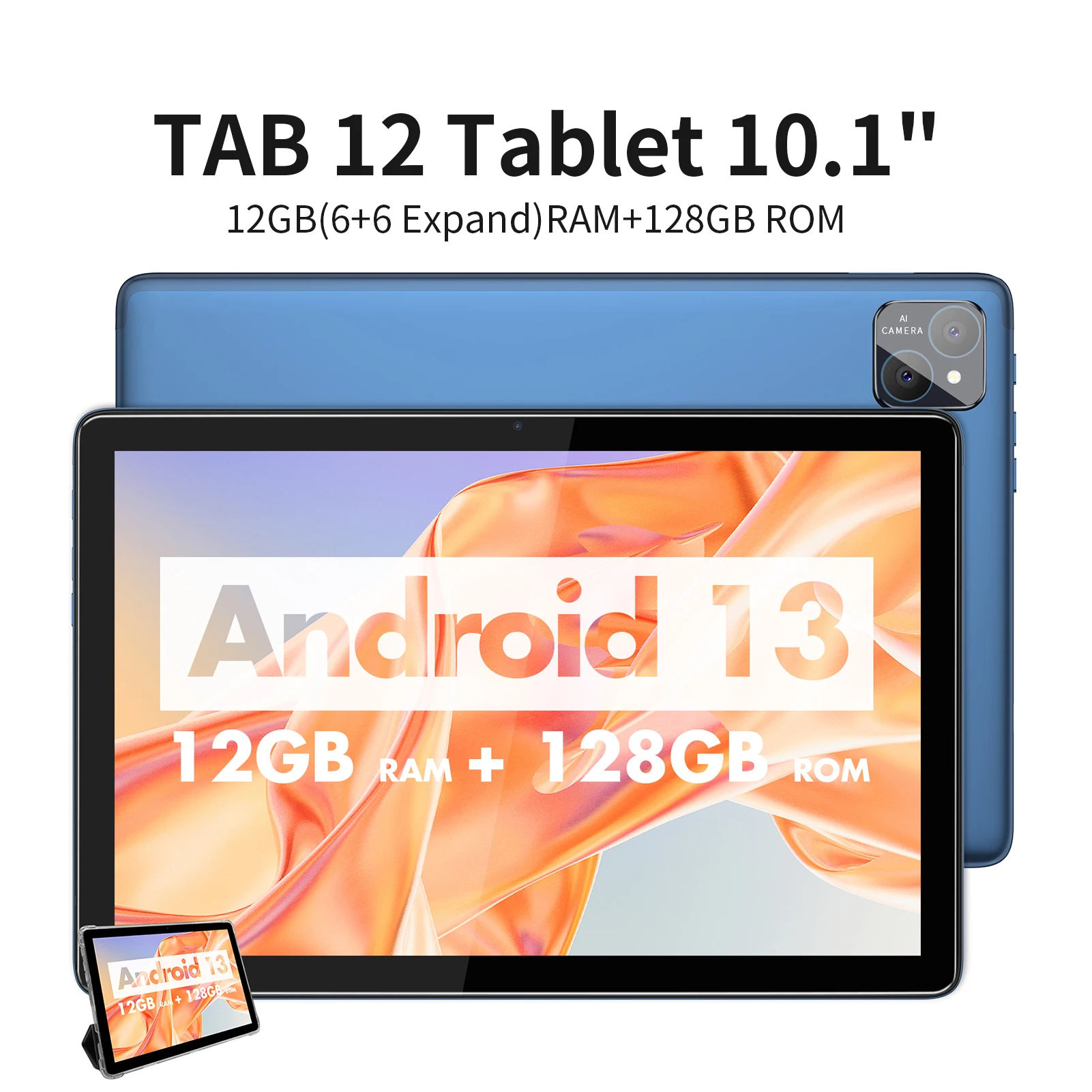 Factory wholesales Cheap 4G LTE tablet pc 10.1inch tablet Octa core RAM 12GB+128GB with SIM card slot Android 14 student tablet