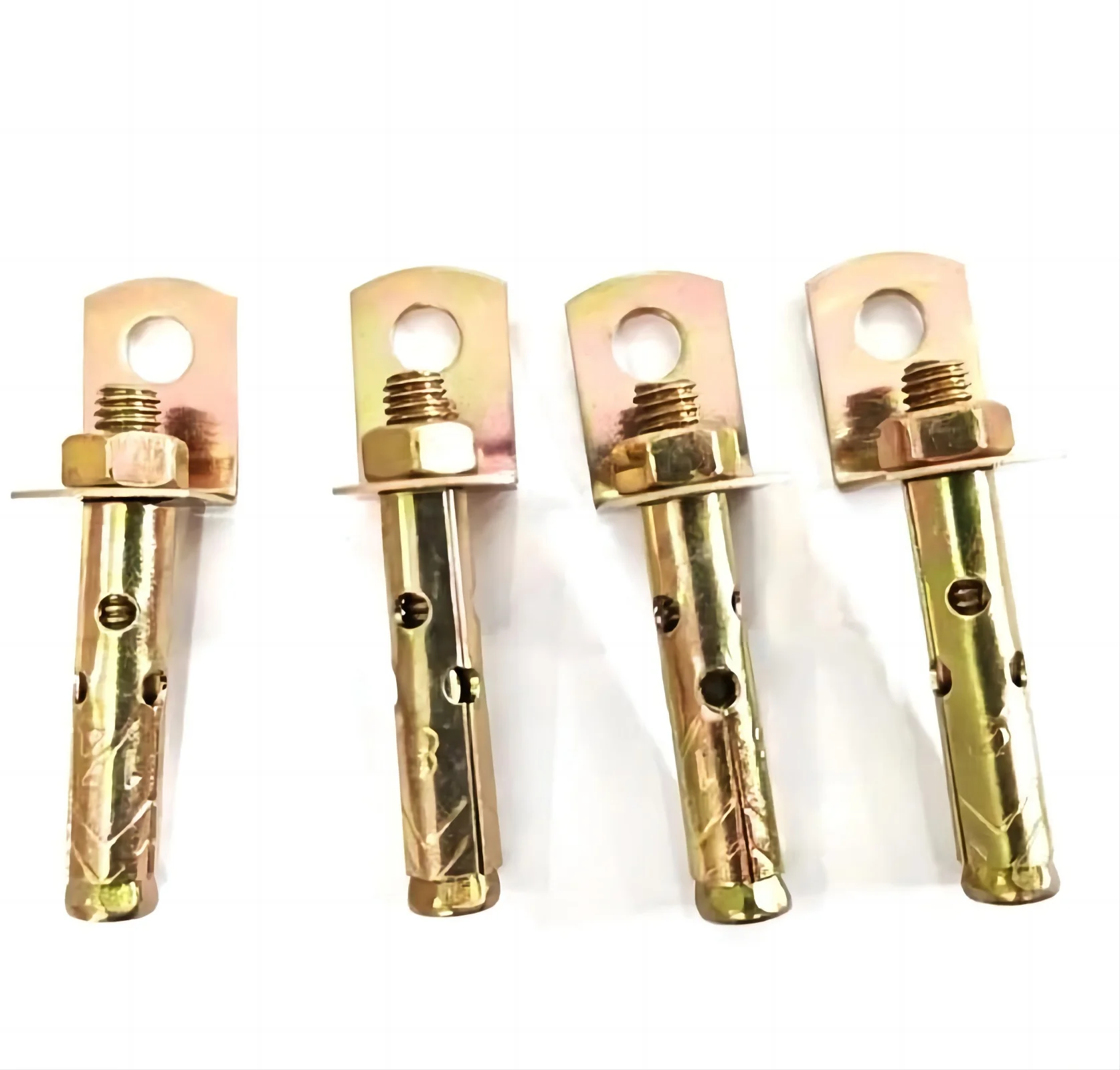 NBHC041AN Hot Sale Factory Supplier China Manufacture Galvanized Yellow  Sleeve Anchor with L Type Washer Expansion Anchor Bolt