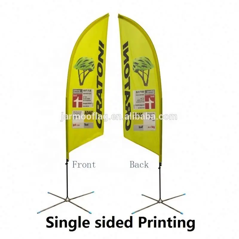 Hot Sale Feather Sports Flags Feather Flag Promotional Banderole Suppliers Outdoor Advertising Custom Design Feather Beach Flag