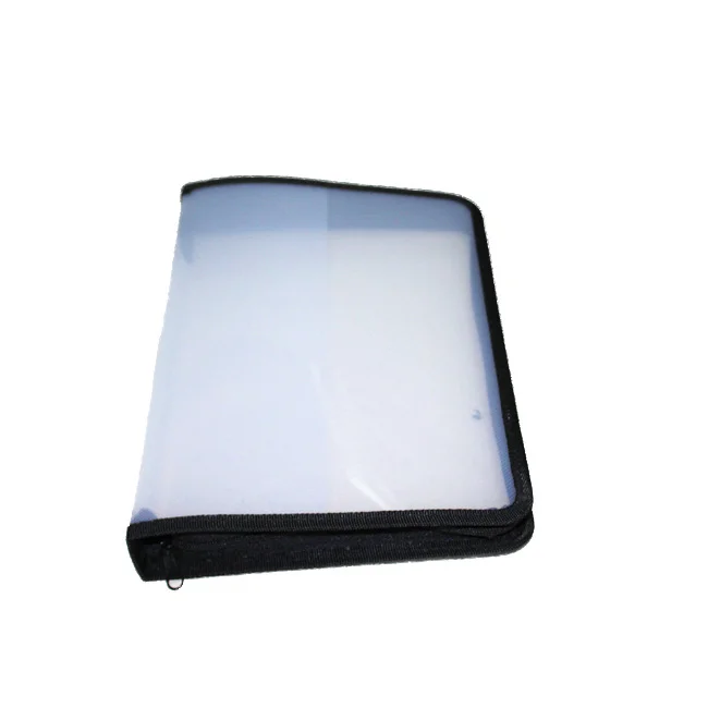 New Fashion pp zipper Folder Frosted Plastic File Bag with Zipper Lock for Office Documents Bags