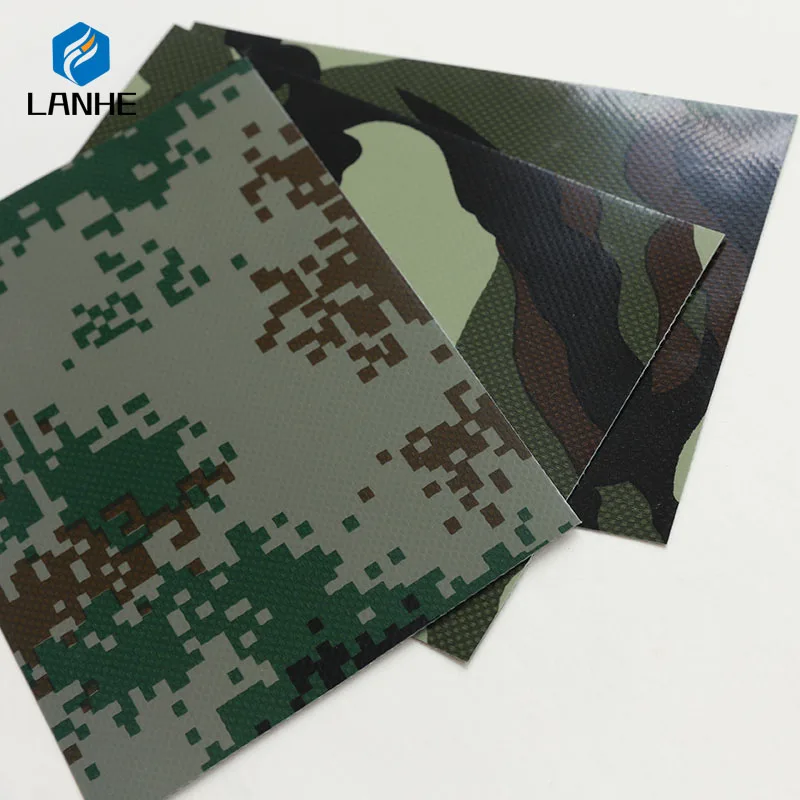 1000D anti UV knife scrape pvc coated printing cloth army digital Camouflage  tarpaulin manufacturer