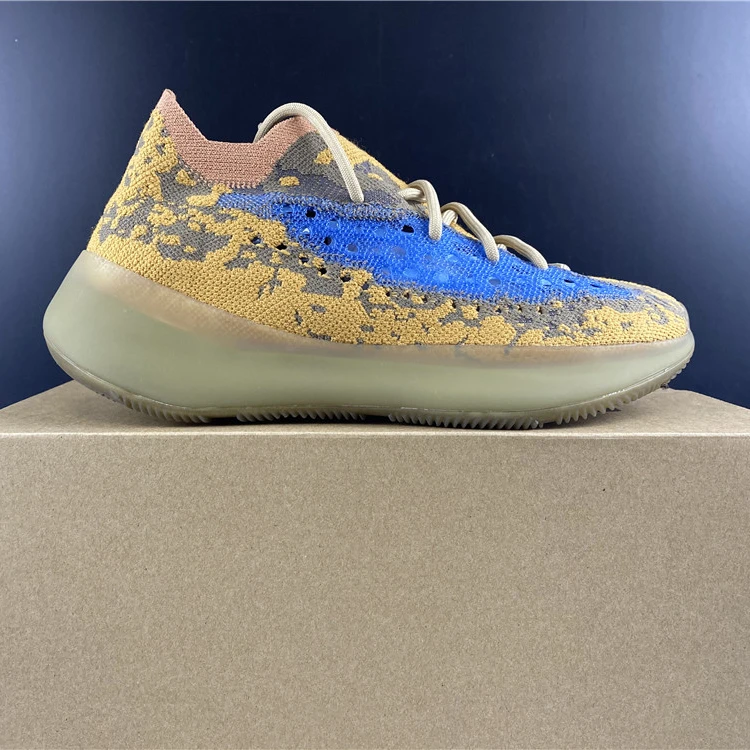 
Original Quality Yezzy 380 V3 Turtledove Blue Oat Walking Sneaker Women Yeezi 350 V2 Casual Shoes 