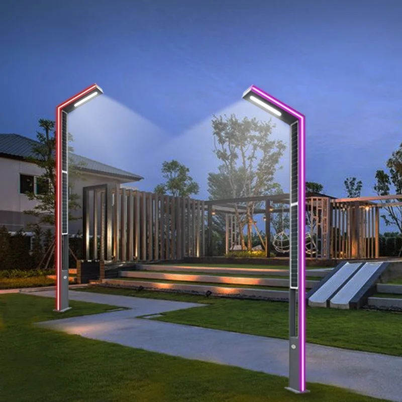 Outdoor LED lighting aluminum garden lamp poles for landscape garden decoration garden lights
