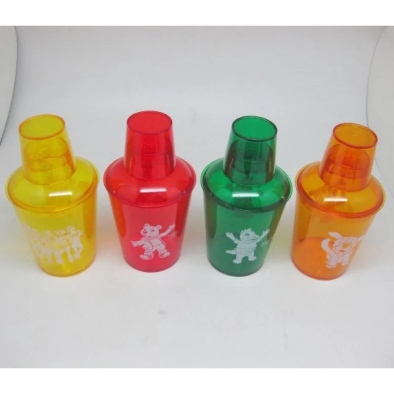 Gadgets Customized Logo Bpa Free Mixing Shakers Clear Plastic Recipe Cocktail Shaker for Bar Home Club