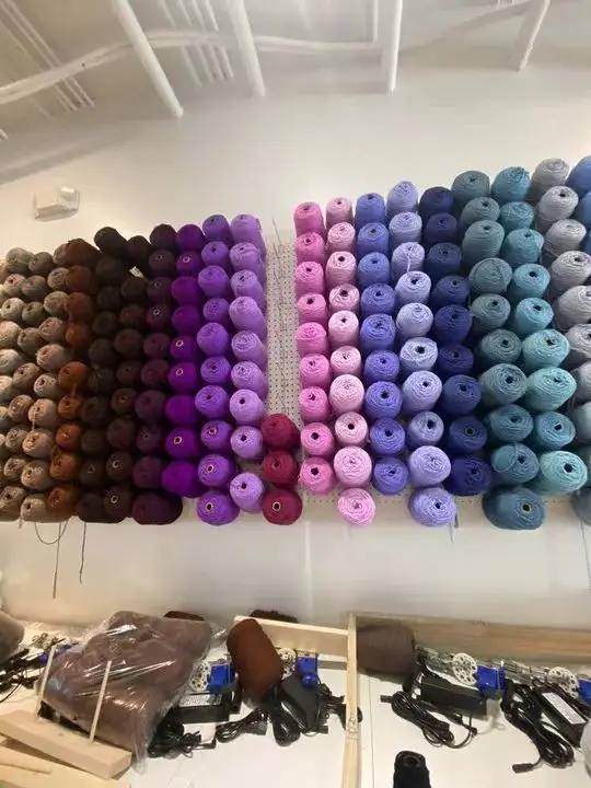 Best Selling  Dyed 100% Acrylic Yarn For Sweater 26NM 28NM