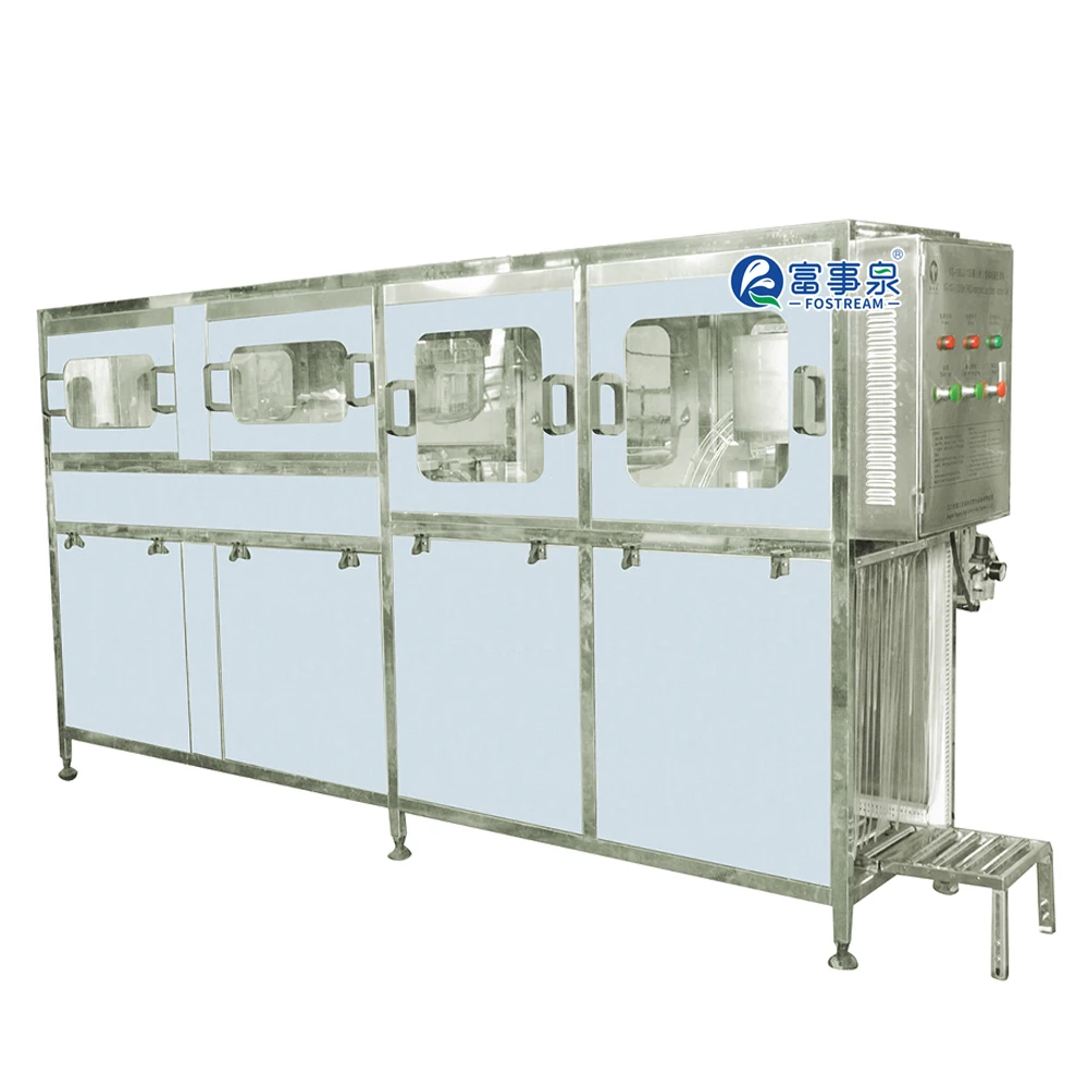 Professional Manufacturer 3 To 5 Gallon Mineral Water Bottle Rinsing Washing Filling And Capping Machine