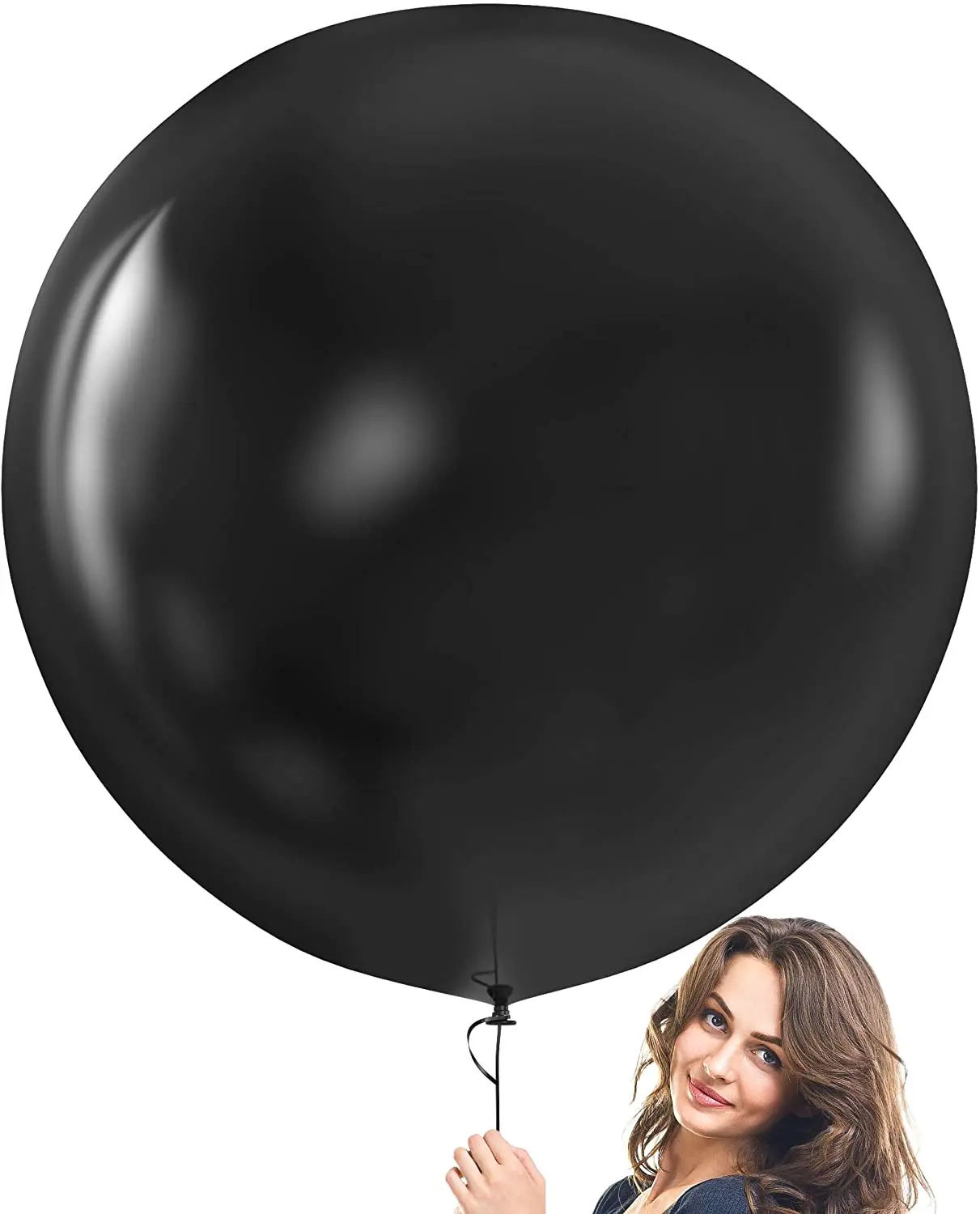 Black Giant Balloons 36 Inch Big Black Balloons For Wedding Baby Shower Birthday Party Decoration