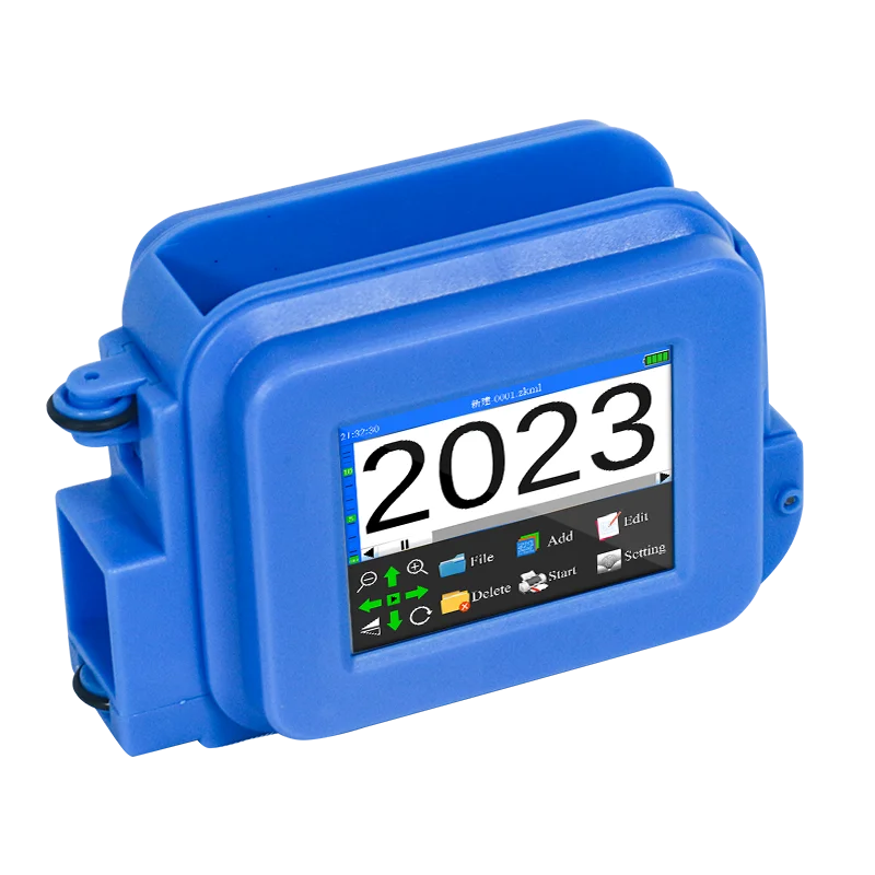 Intelligent Expire Date Mini Inkjet Printer For Box Logo Batch Code Printing For Glass Metal