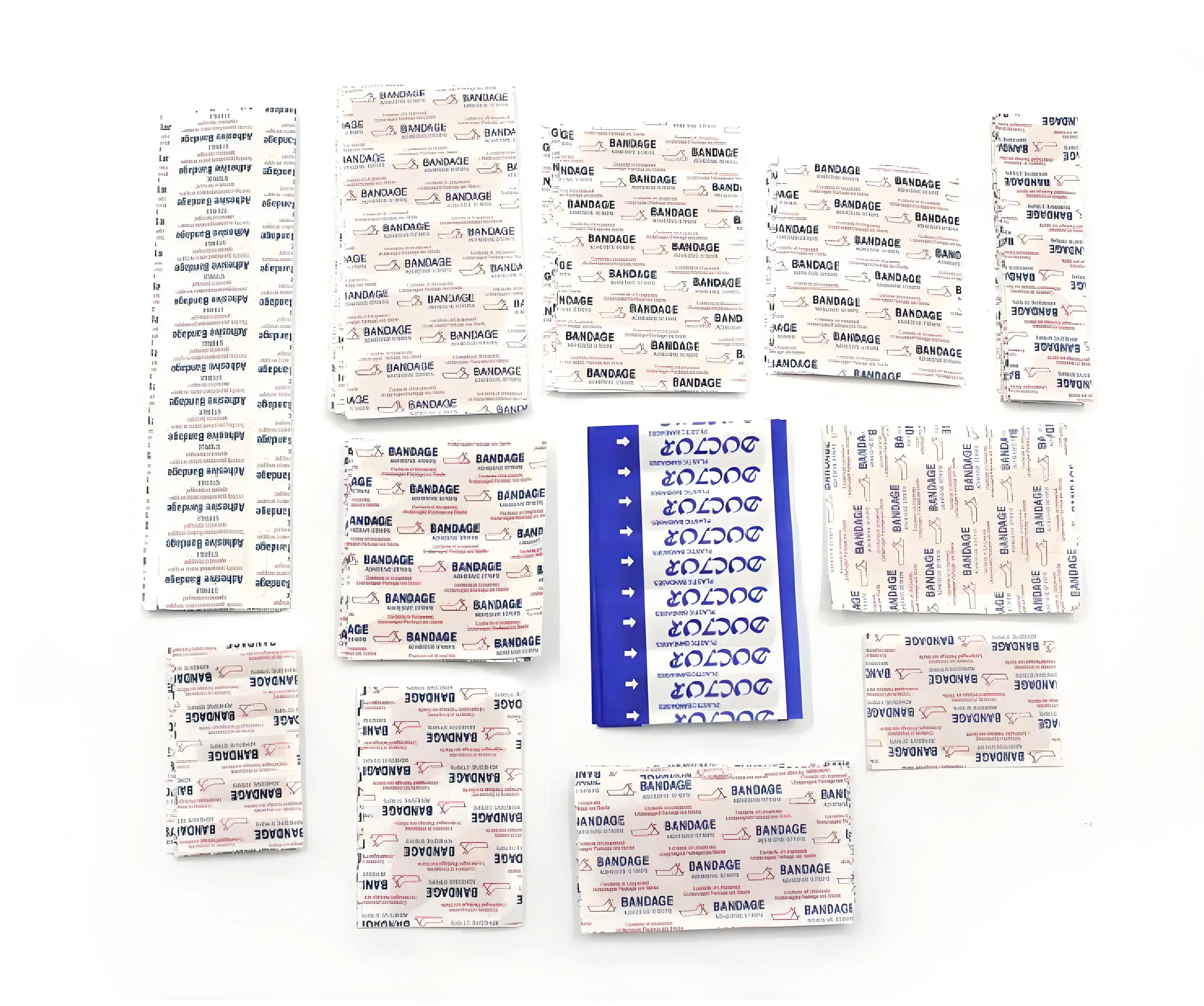 Waterproof Band-aids Medical Adhesive Wound Bandages PE hemostatic patch