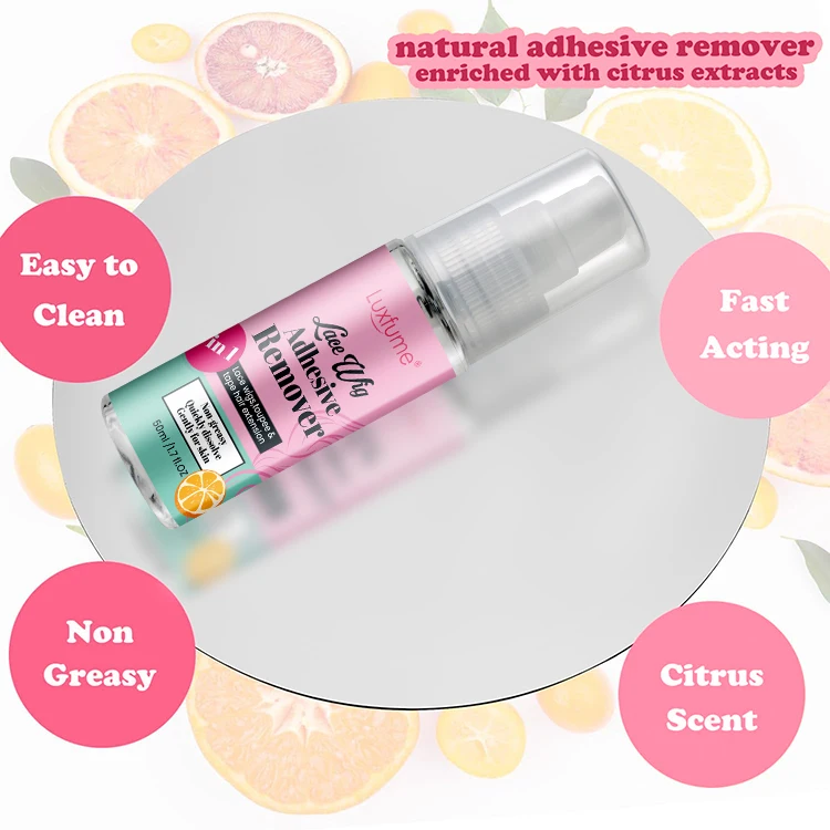 Luxfume Gentle Use On Hairline Lace Glue Adhesive Tape Toupee Glue Remover Hair Wig Removal Spray