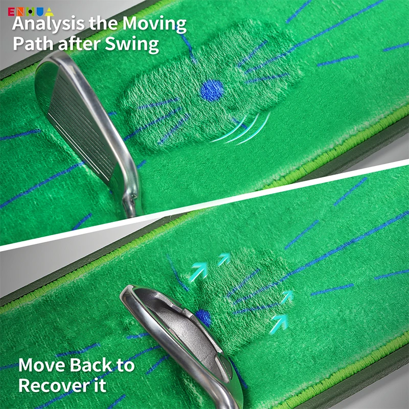 Super Anti-slip New design Swing Path Trainer - Instant Feedback Mini Lightweight Hitting Mat Hand-held Reliable Manufacturer