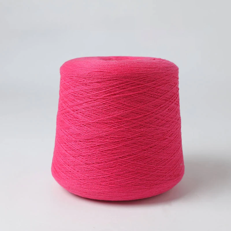 Sweater Worsted Yarn Knitting 26nm/2 100% Wool Custom Twist Woolen Spinning Machine Core Spun Yarn Strong Dyed