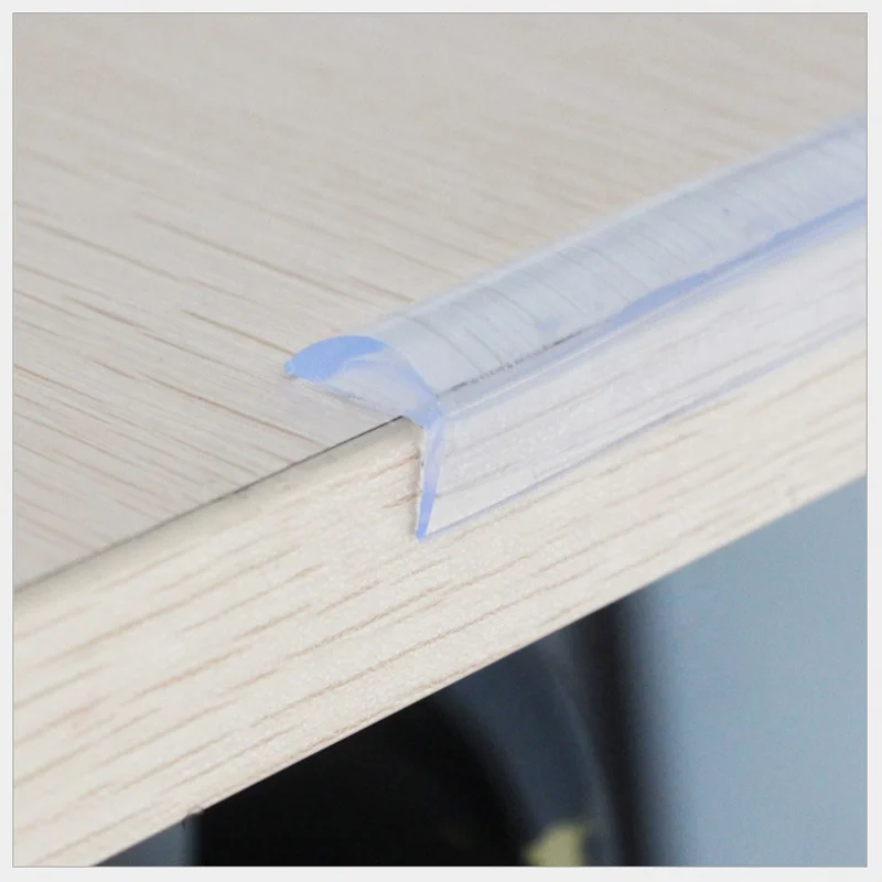 6m length Transparent table edge pvc corner guards