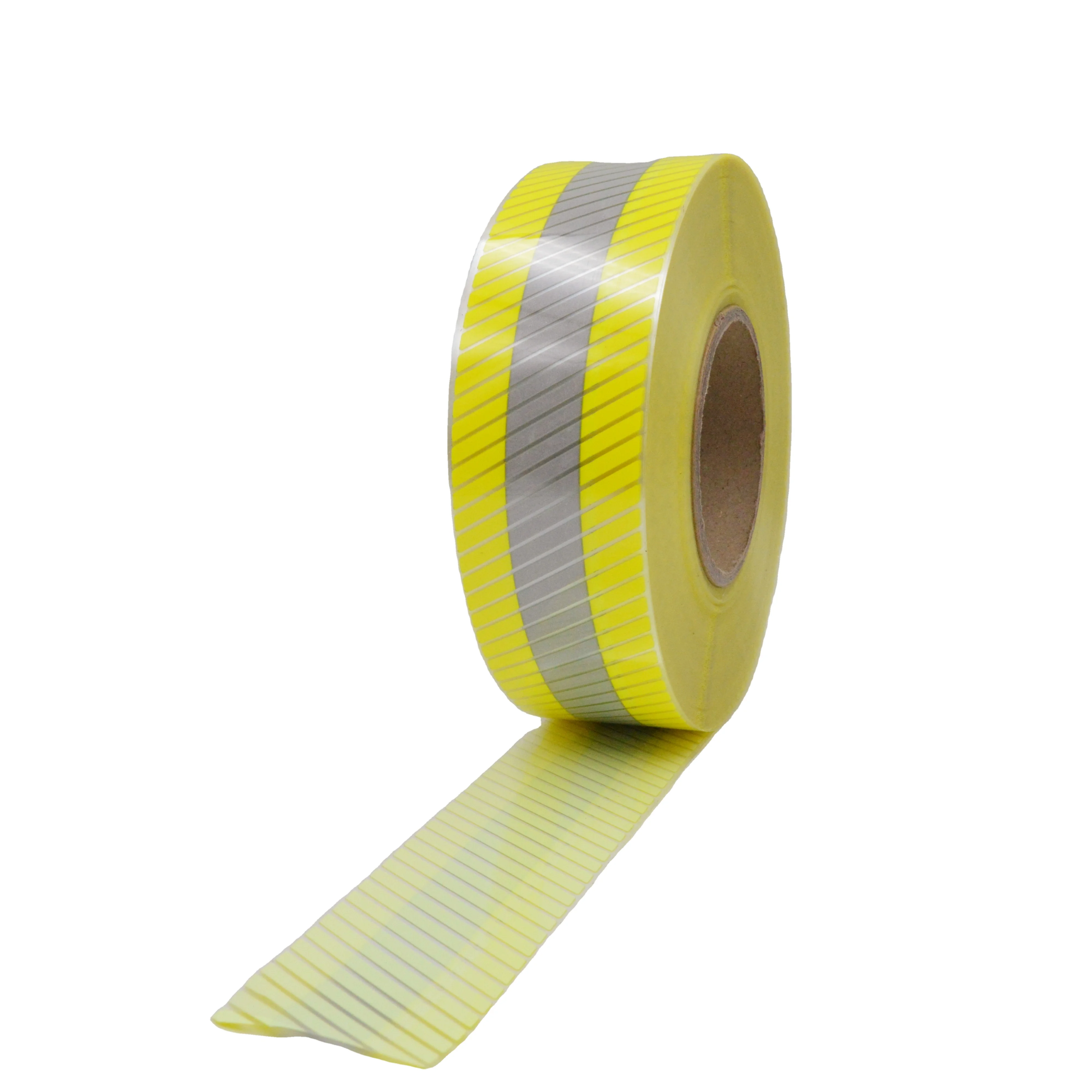 Желтый/оранжево-серебристый цвет FR 5*2 огнестойкий отражающий теплообмен для одежды