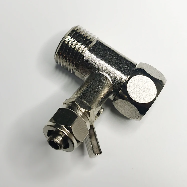 RO Feed Water Adapter 1/2' to 3/8' quick connector Faucet Tee Connector Valve For Hardware Tools