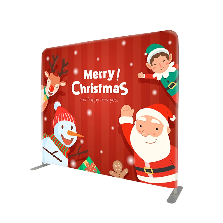 Portable Aluminum Tension Fabric Photo Booth Backdrop Advertising Fabric Ez Tube Frame Party Wall Decoration Background
