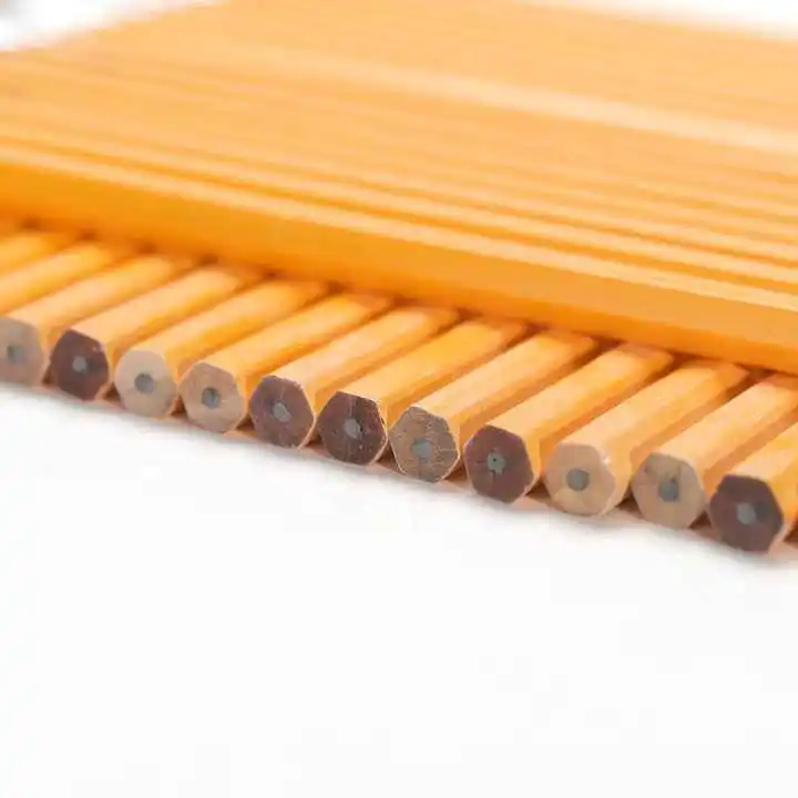 Wholesale School Stationery Supply Standard Pencils HB Wooden Pencil with Custom Logo Printed for Children