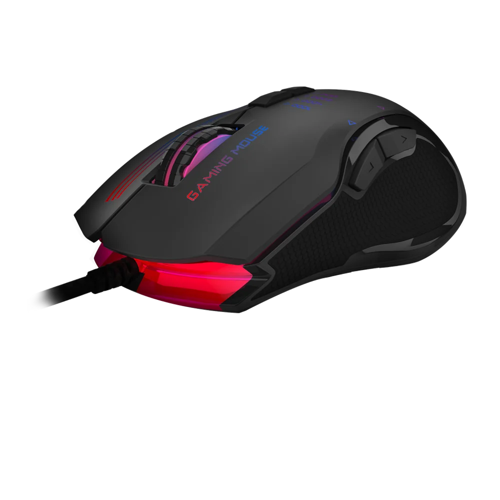  Программируемая оптическая игровая мышь GX38 7000 точек/дюйм USB2.0 / MCU - Holtech HT82F553 PixArt