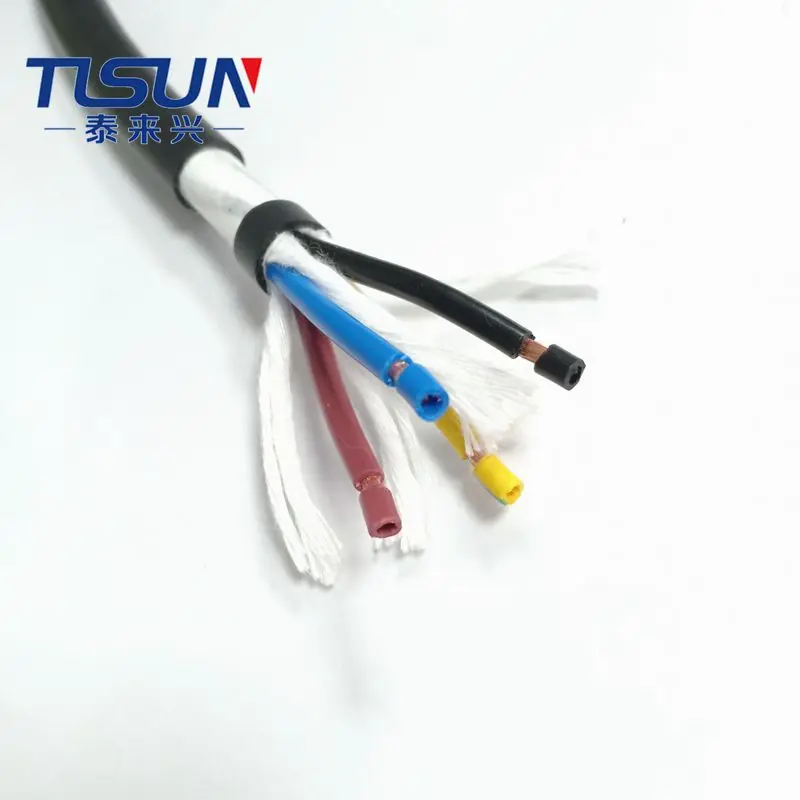 Ce Certified Drag Chain Cable HF-YY 4cores 0.75mm2 Special Bending Resistant Wire And Cable For Servo Motor