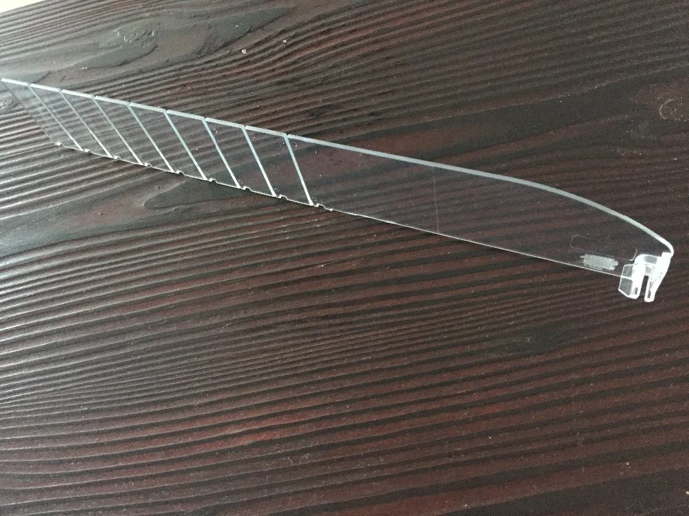 Plastic shelf  divider for supermarket and stores