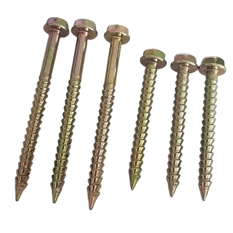 6x60 6x80 8x80 Size Hex Head Self Tapping Roofing Screws for Wood