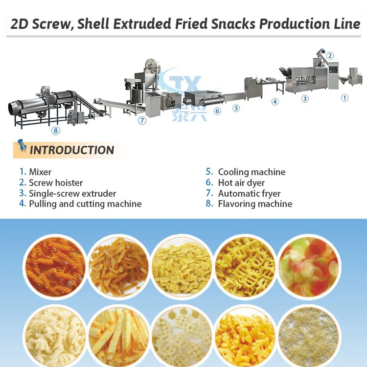 Small business potatoes chip making machine automatic production line
