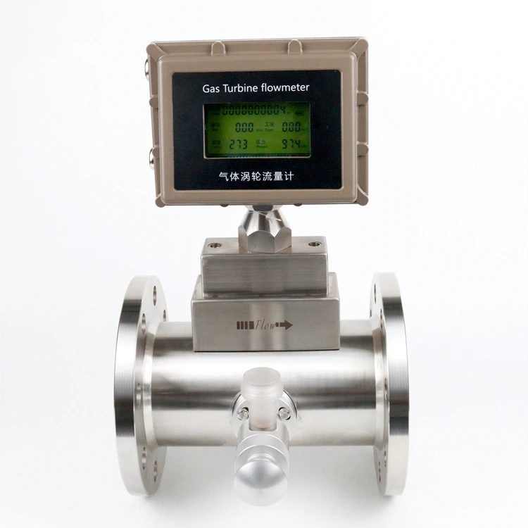 DN25 flange gas turbine Explosion-proof digital flowmeter natural gas N2 flow meter RS485 modbus flowmeter