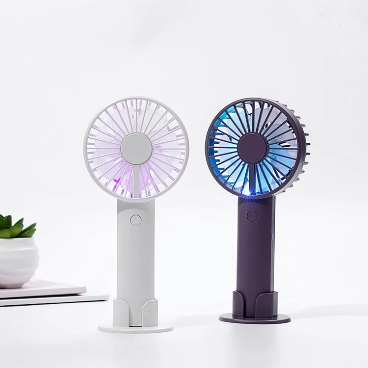 CYNRIN New Design 5v Battery Electric Stand Air Cooling Ceiling Portable Double Blade Mini Lash Fan With USB For Home