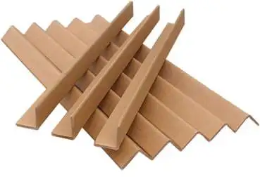 Factory Outlet Eco-friendly Recyclable Bio-gradable White/Brown L-Board Shaped Hard Kraft Paper Corner Angle Guard Protectors