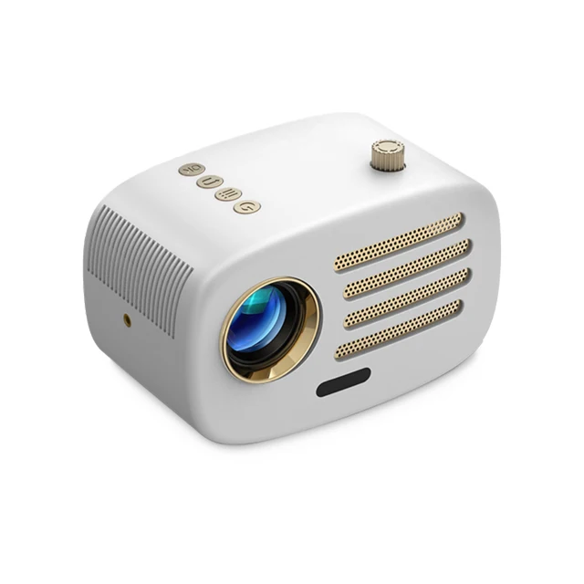 2023 New Developed Mini 720P Portable 3500 Lumens Movie Projector Compatible with Tablet/Laptop/PC/TV Stick/Box/USB Devices