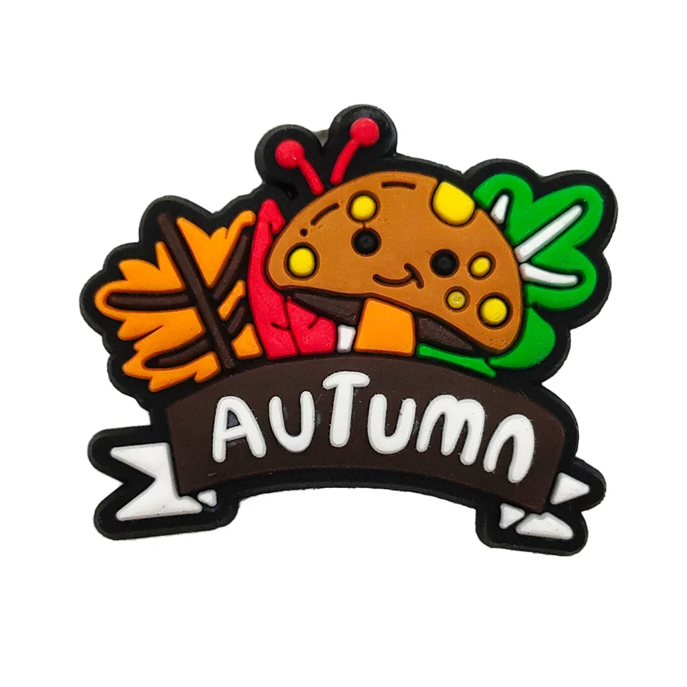 Thanksgiving New Crocodile Shoe Charm PVC Clip Decorative Accessories Food Mexican Crocodile Charm Wholesale Crocodile Shoes