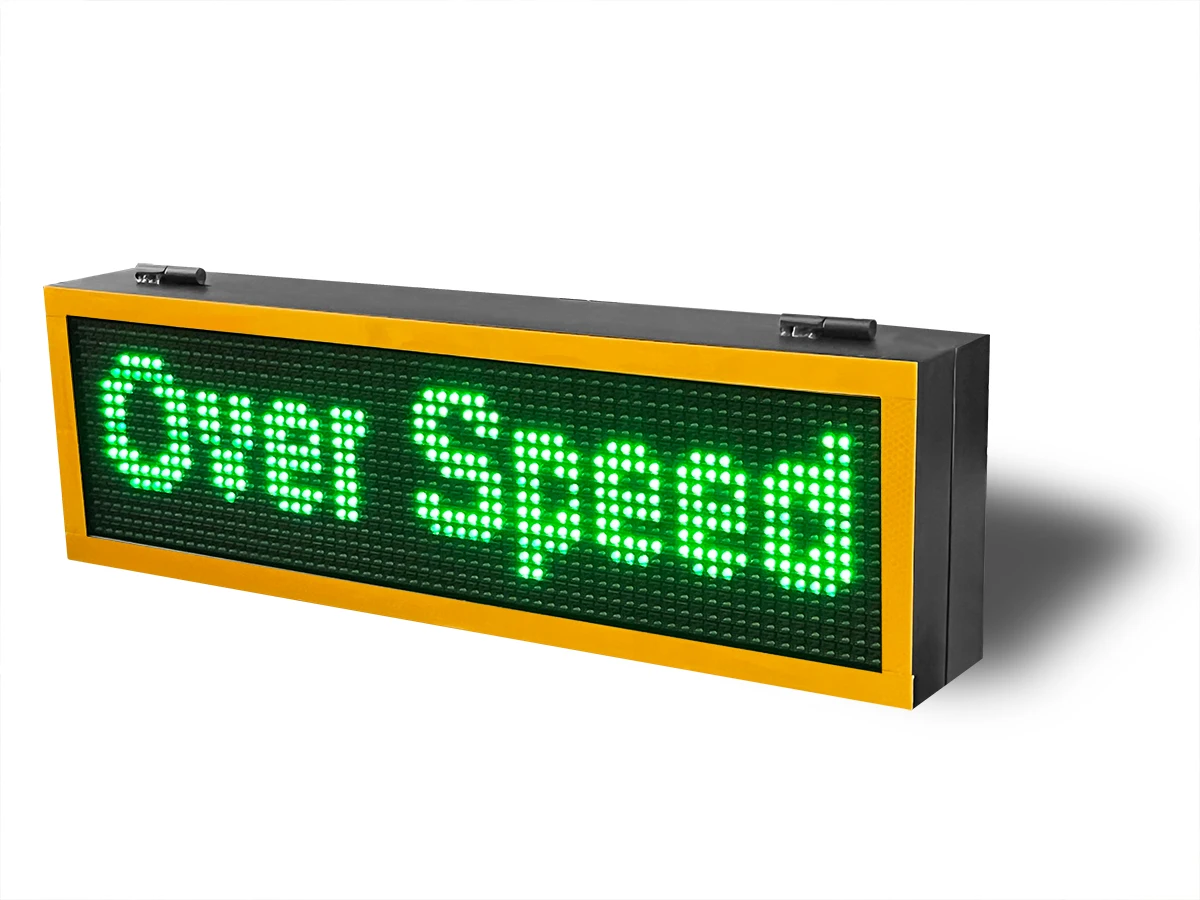Custom 1 Line Display  LPR Traffic Radar Detector Speed Limit Sign