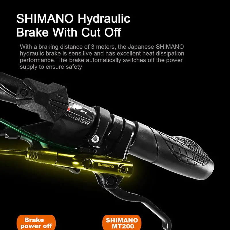 27.5 Inch Electric Mountain Bike 21 Speed Rear Hub Motor Electric Bike