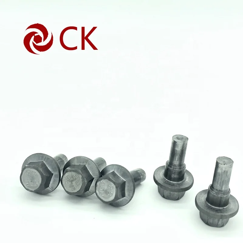 Din6921 Hot Dip Galvanized Color Hex Flange Bolt Hexagon Bolt 8.8 Flange Bolt